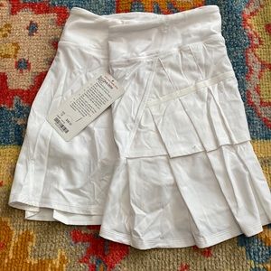 COPY - NWT Lululemon Pacesetter white Skirt 12T